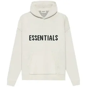 White Essentials Hoodie