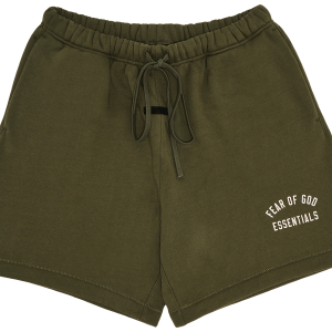 Olive Green Essentials Shorts