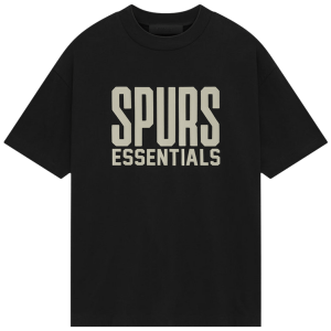 SPURS ESSENTIALS Black T Shirt