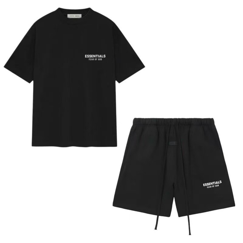 White Logo Essentials Short set White Logo Essentials Short set