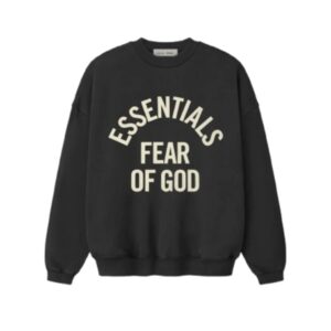 Essentials fear OF God Black Sweatshirt